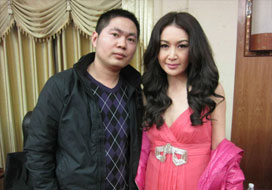 广州极悦与明星合影